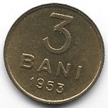 Rumunia 3 bani 1953