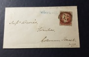 1849 Koperta ze znaczkiem One Penny Red