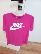 różowa damska koszulka różowy t-szhirt z krótkim rekawem NIKE 38M neon