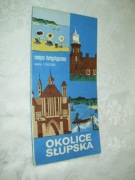 OKOLICE SŁUPSKA - MAPA TURYSTYCZNA - 1: 150 000 - PRL
