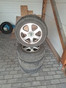 Koła, opony zimowe, alufelgi 15" skoda 5x100
