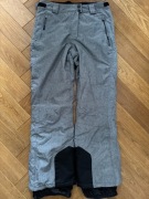 Crivit Pro 40 ocieplane zimowe spodnie narciarskie szare