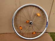 X-PLORER - koło tylne bez kasety, 28", srebrne,stożkowe