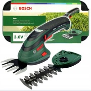 Nożyce Bosch isio 3 ręczne akumulatorowe do trawy krzewów zywoplotu