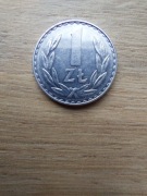 Polska 1 zł 1978 znak mennicy; stan I/-I; cienka data