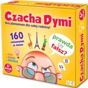 CZACHA DYMI Gra Planszowa Rodzinna Kukuryku Prawda czy Fałsz
