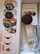 Smartwatch JG Smart JS99 Damski Zegarek Rozmowy Polskie Menu srebrny