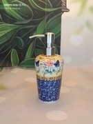 Dozownik butelka na mydło ceramiczny pojemnik ceramika Bolesławiec 