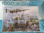 Puzzle 1000 elementów kompletne stan jak na zdjeciu