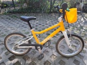 Woom 3 rower dziecięcy 16' żółty 2-bieg lekki stan b.dobry nóżka kosz uchwt