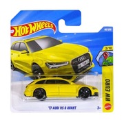 Hot Wheels '17 Audi RS 6 Avant Żółte 
