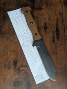 Field Głaz Taktyczny Nóż Ręcznie Robiony Custom Resor 