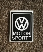 Naklejka VW Motorsport ok. 5cmx3,5cm