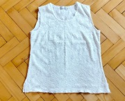 Biała bluzeczka koronkowa XL