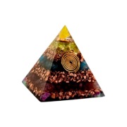 Orgonit Piramida Odpromiennik Serpentynit Oliwin Kwarc Truskawkowy Zoisyt