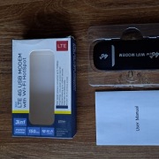 Nowy przenośny modem USB 4G LTE z funkcją routera, uszkodzone opakowanie