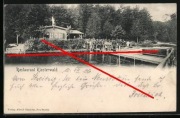 SZCZECINEK Neustettin Restaurant Klosterwald 1906
