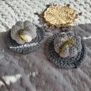 Podkładki pod garnki , pod kubki - rękodzieło 