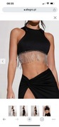 Top z cekinkami Crop top
