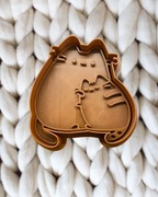 Foremki Pusheen 2w1 – różne wzory | mama + dziecko | choinka | serce