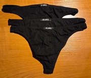 Stringi Atlantic rozmiar M - Czarne Mini