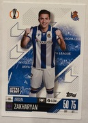 Match Attax 2024-2025 ARSEN ZAKHARYAN   nr.285