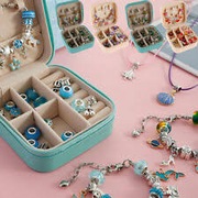 ZESTAW BIŻUTERII CHARMS DIY DUŻY ZESTAW