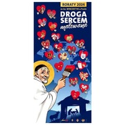 Obrazki, medalik i plansza na Roraty 2024.Komplet. Nowe.