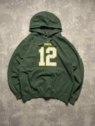 Bluza Zielona Packers NFL z kapturem męska vintage usa sport y2k style