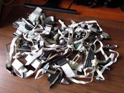 Tasiemki RS 232, DB-25, DB-9, LPT. Komputer retro