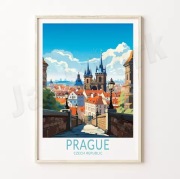 Plakat 50x70 Praga
