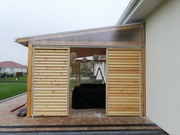 Żaluzje ogrodowe relugowane ruchome deseczki