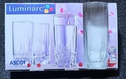 Szklanki wysokie 300 ml 3 szt. ASCOT Luminarc Made in France