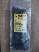 Opaski zaciskowe trytytki kablowe czarne 2,5x200 20cm 100szt.