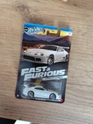 Toyota Supra silver Biała fast furious Brian   HOT WHEELS 1:64 