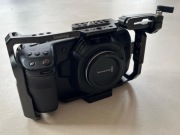 Black magic pocket cinema camera 4K + cage 