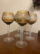 Polecam Państwu komplet 5 sztuk kryształowych kieliszków do wina