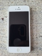 Apple iPhone 5 16GB srebrno-biały, stan bardzo dobry