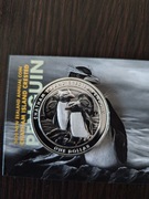 PREMIUM BULION Pingwin czubaty moneta srebrna certyfikat 1 uncja srebra