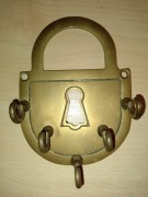 MOSIĘŻNY WIESZAK ŚCIENNY  KŁÓDKA