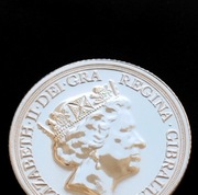 Moneta srebrna 1 Suweren, czyste srebro próba .999