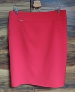 Klasyczna czerwona spódnica na podszewce, rozm. 44