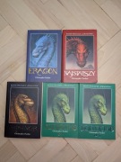 Christopher Paolini Cykl Dziedzictwo Eragon Najstarszy Brisingr 5 tomów