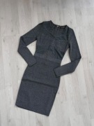 Szara sukienka obcisła Allyson TU 36 S