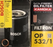 Zestaw Filtrów BOSCH O626 | FILTRON OP532/1 | KAMOKA F102301