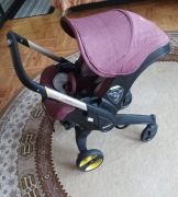 fotelik, wózek, nosidełko, czyli  3w1 Doona+baza isofix