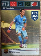PANINI FIFA 365 2015/16 KARTA TEAM MATE CLAUDIO BRAVO