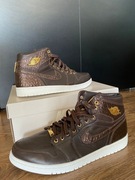 NIKE AIR JORDAN 1 PINNACLE RETRO BAROQUE BROWN 24K GOLD PLATED UK 15