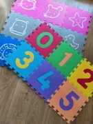 Puzzle piankowe dla dzieci, puzzle piankowe zwierzęta i cyfry,maty piankowe