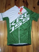 KROSS Rubble koszulka rowerowa r. L biało-zielona